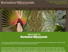 Tablet Screenshot of botanics.com